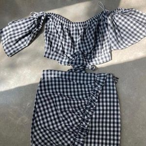gingham set